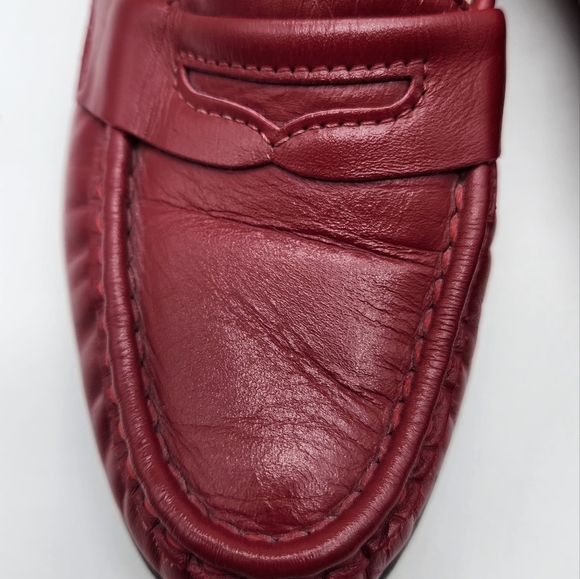 SAS Tripad Comfort Red Leather Penny Loafers Women’s 6.5N Slip On Casual Shoes - Picture 13 of 13